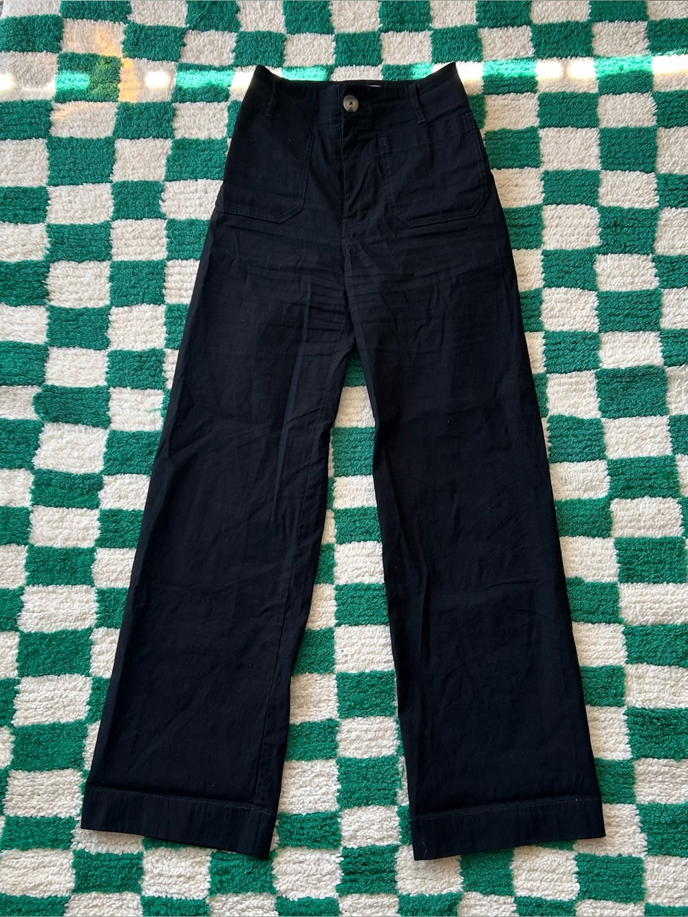 Anthropologie Maeve Colette Magic Fabric Full-Length Pant in Black